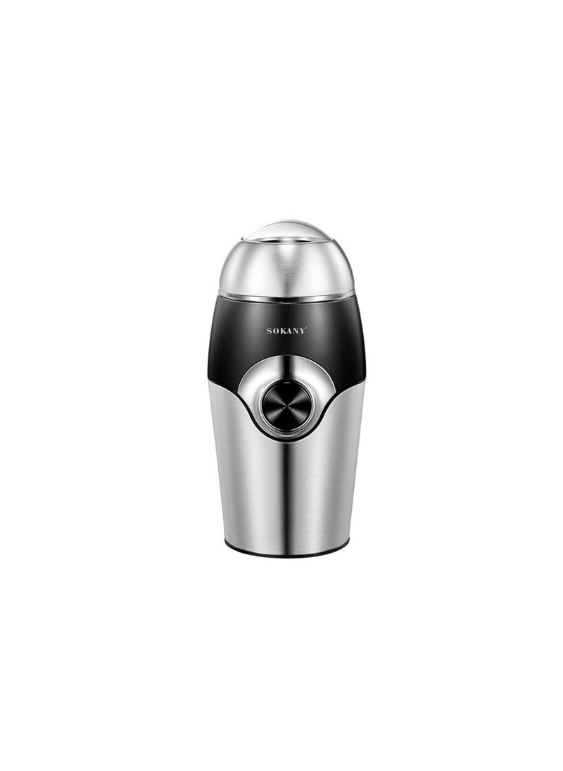sokany Sokany Coffee Grinder 150 Watt SK-3024 - Silver Black  - Image 1