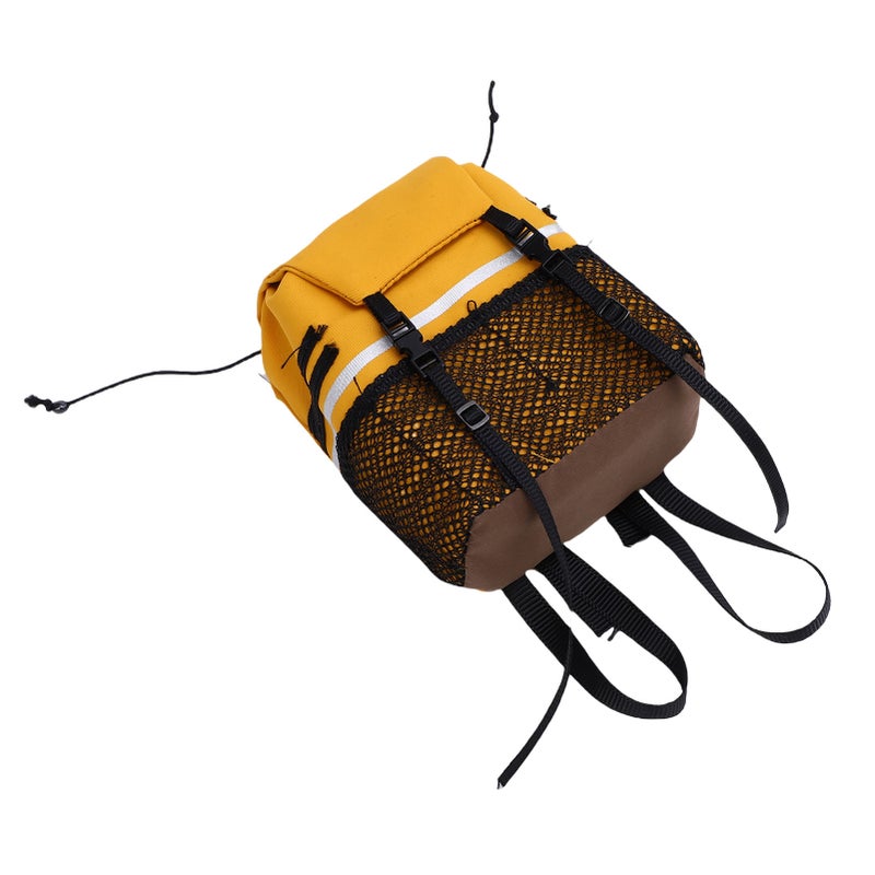 RC Simulation Backpack Fit for SCX10 1/8 1/10 RC Crawler Car Oxford Cloth RC Simulation Luggage Bag Decoration Yellow - Image 5