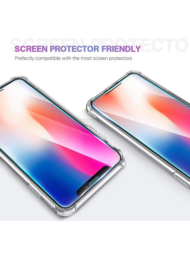 Case Up Apple iPhone XR Clear Case, Shock-Absorption TPU Cell Phone Cover with Reinforced Corners, Soft Flexible & Crystal Clear Protective Bumper Case - Image 4