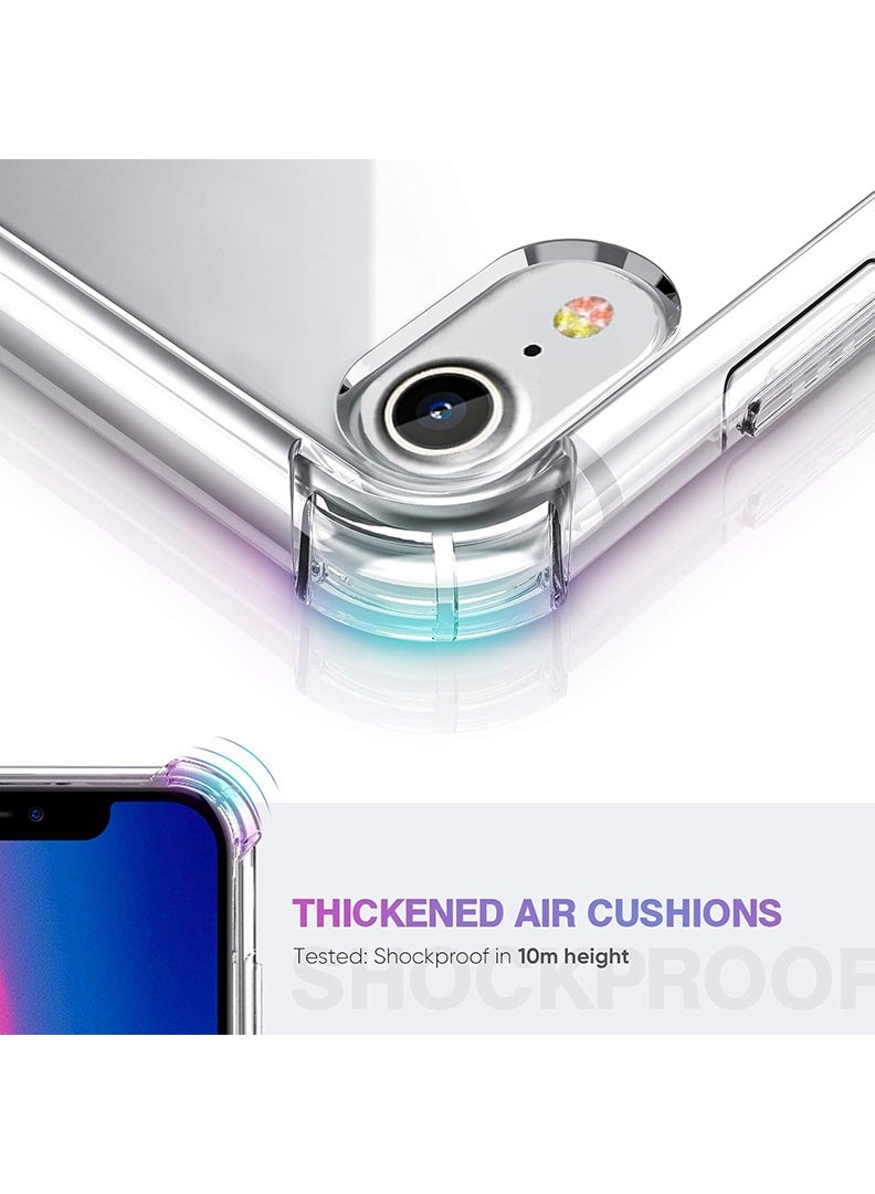 Case Up Apple iPhone XR Clear Case, Shock-Absorption TPU Cell Phone Cover with Reinforced Corners, Soft Flexible & Crystal Clear Protective Bumper Case - Image 2