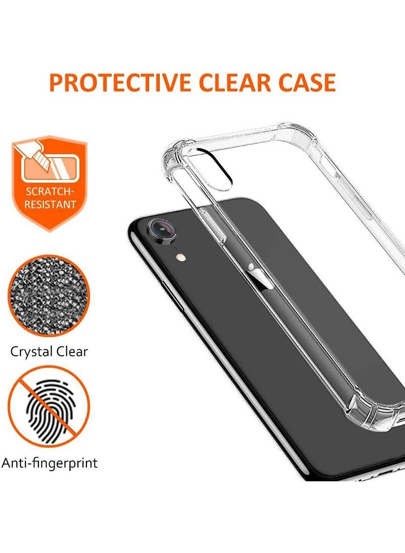 Case Up Apple iPhone XR Clear Case, Shock-Absorption TPU Cell Phone Cover with Reinforced Corners, Soft Flexible & Crystal Clear Protective Bumper Case - Image 5