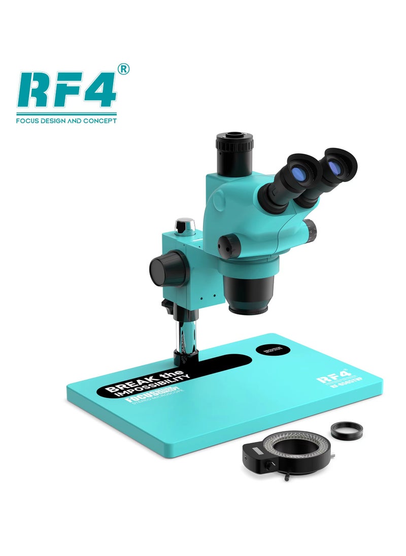 RELIFE RF4 RF-6565 PRO HD Trinocular Stereo Microscope 6.5X-65X  - Image 4