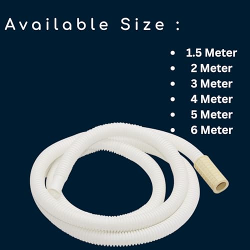 KI BATH FITTINGS KI PVC 6-meter Washing Machine Inlet Pipe for Semi-Automatic Washing Machine, Universal Water Drain Hose for Air Conditioner, and Portable Water Tube/Pipe For Home - Image 5