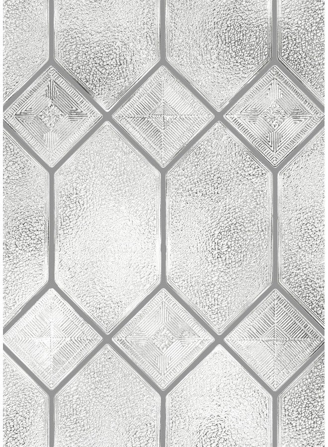 Artscape Old English | Privacy Window Film with Textured Leaded Glass Pattern | Non-Adhesive & UV Protection | Easy to Apply & Removable | 36 x 72 Inches | Made in USA - Image 5