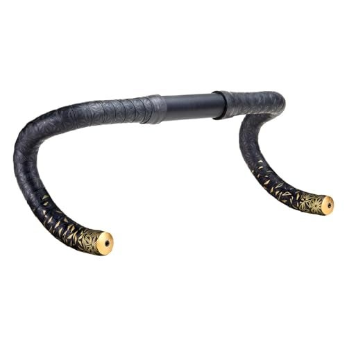 Supacaz Bar Tape - Super Sticky Kush - Star Fade - Gold + Gold Star Plugz - Cycling Handlebar Tape - Image 3