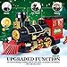 Gloween Christmas Train Sets for Under The Tree Electric Train Toy with Steam Light Sound Great for 3 4 5 6 7 8 Year Old Kids Toddler Boys Girls - Image 4
