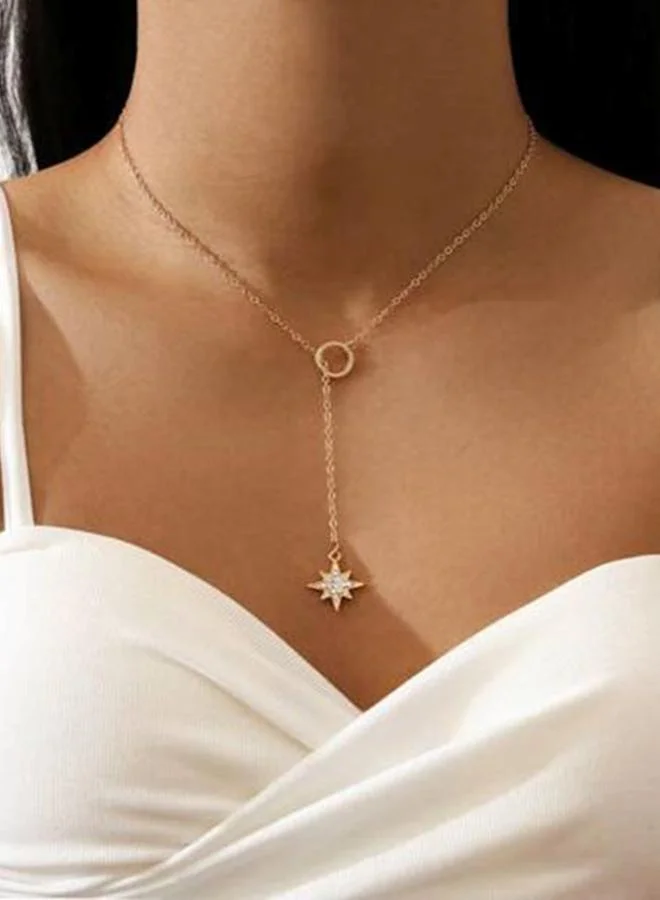 Take Two Take Two Star Embellished Drop Necklace