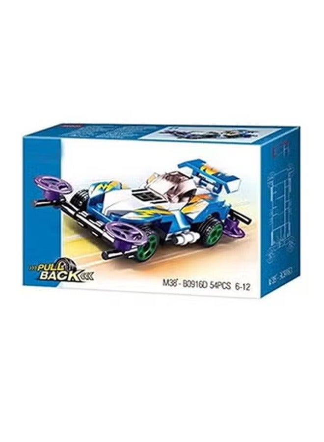Sluban Power Bricks Series Racing Car Building Blocks 54 PCS