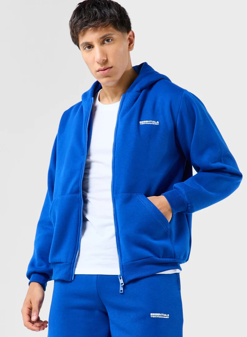 The Giving Movement Regular Zip Hoodie
