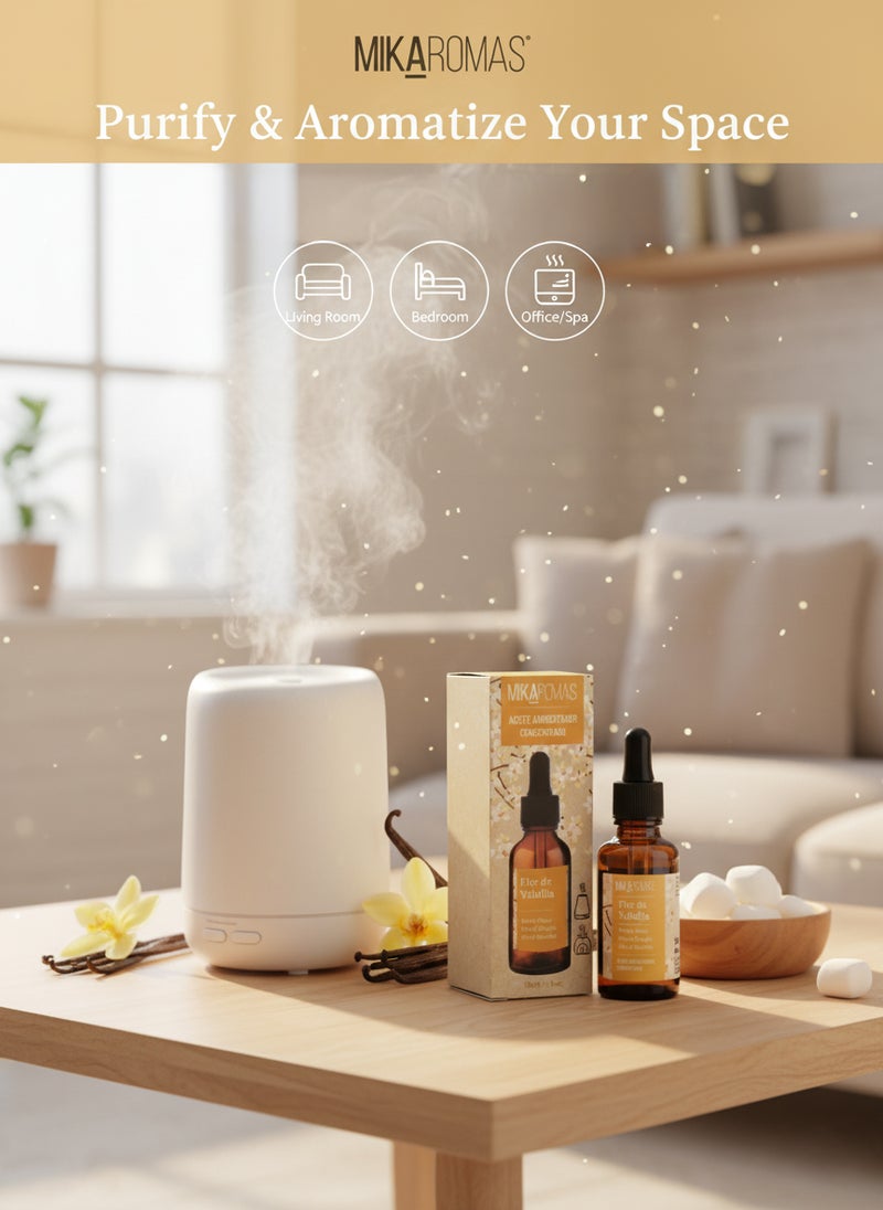 Mikaromas Fragrance Oil  Vanilla Aroma, 30ml | Long-Lasting Premium Scented Oil for Diffusers, Candles, Potpourri & Air Fresheners | Warm, Sweet & Comforting Vanilla Fragrance for Home, Office & Spa - Image 3