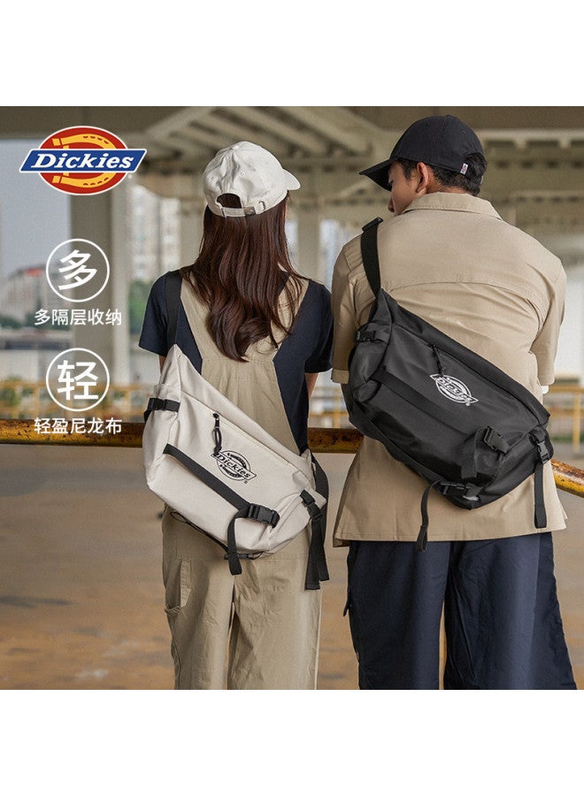 Dickies Trendy Casual Outdoor Cycling Commuter Backpack - Large Capacity Crossbody Messenger Bag For Students, Unisex Couple Style - Image 3