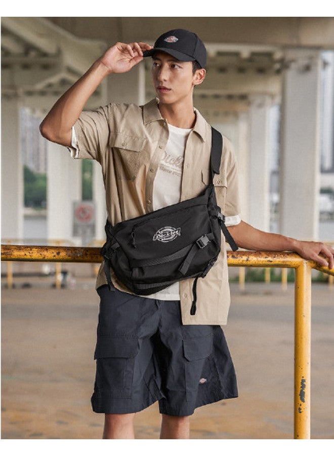 Dickies Trendy Casual Outdoor Cycling Commuter Backpack - Large Capacity Crossbody Messenger Bag For Students, Unisex Couple Style - Image 1