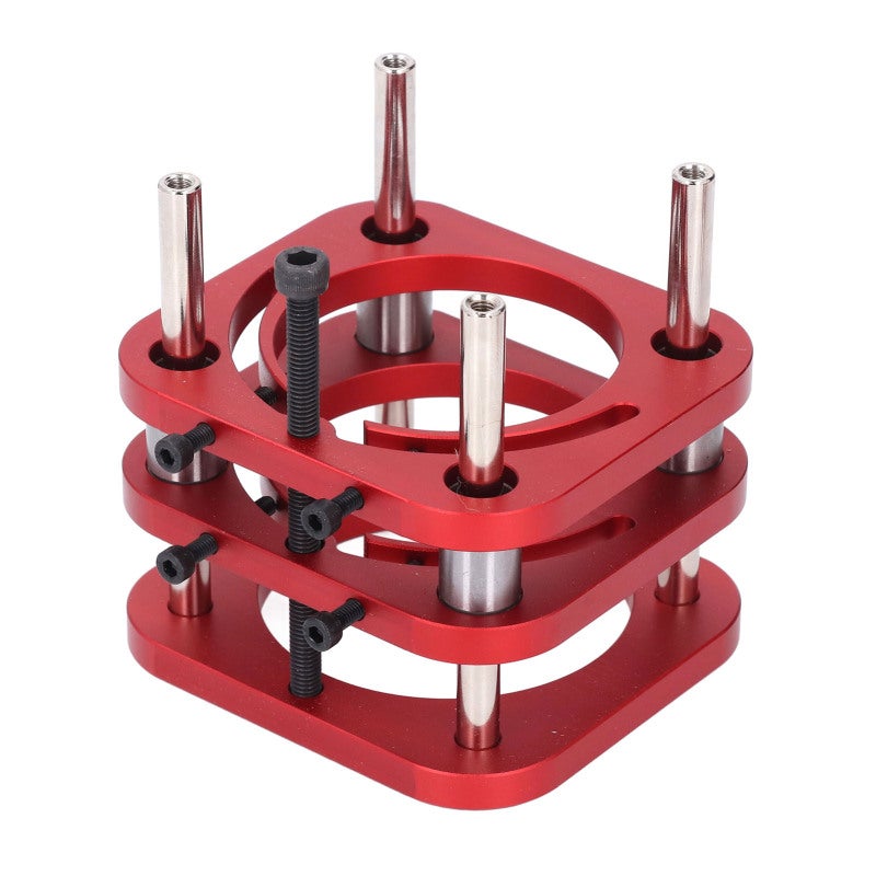Router Table: Red Aluminum Alloy Construction - Hand Crank Height Adjustment Up To 51mm 4 Claw Clamping System for Woodworking Projects - Image 1