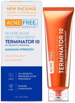 Severe Acne Spot Treatment, Terminator 10  (30 ml) Packaging May Vary