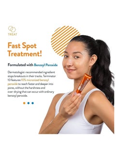 AcneFree Severe Acne Spot Treatment, Terminator 10  (30 ml) Packaging May Vary  - Image 5