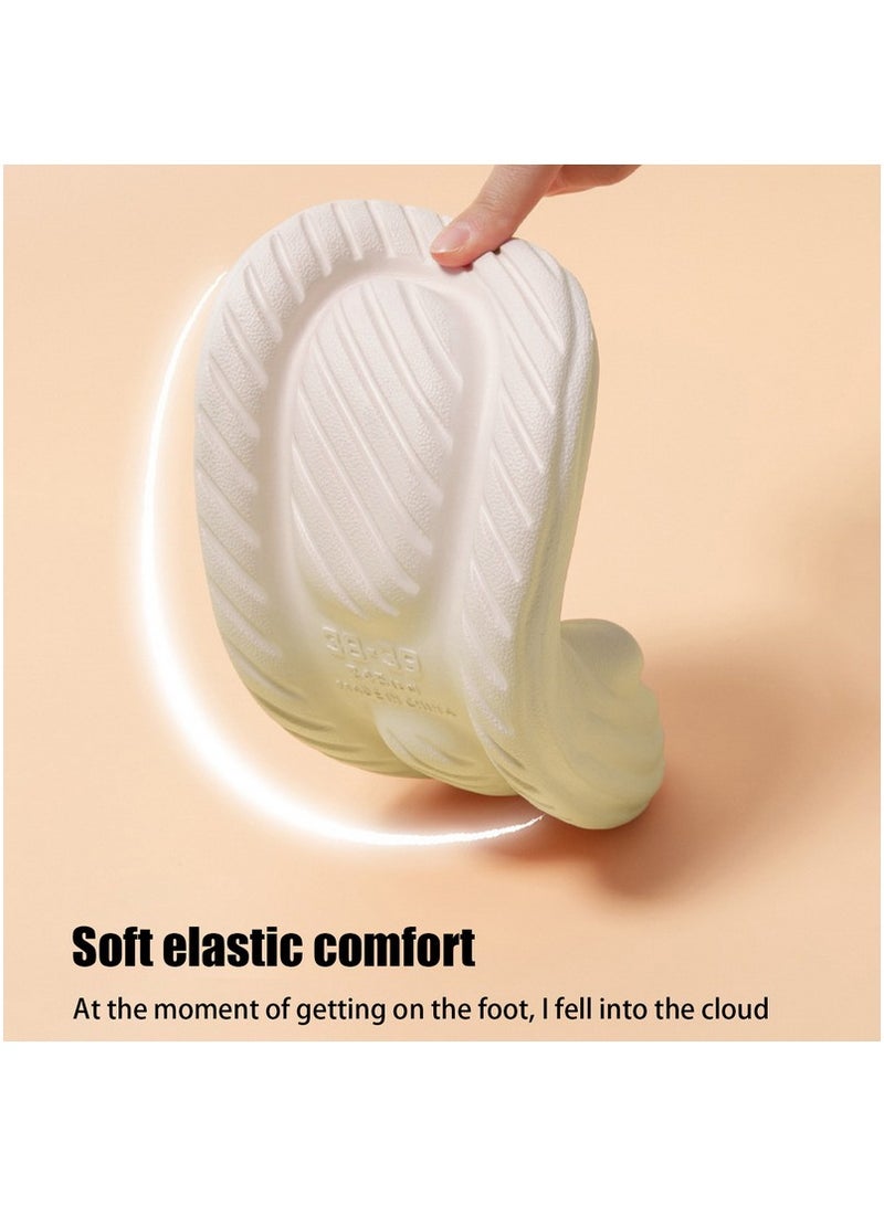 MileMelo Women's and Men's Bathroom Anti Slip Quick Dry Ultra Soft Thick Bottom Home Slippers - Image 5