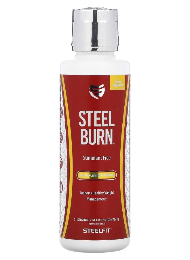 Steel Burn Island Pineapple 3000 mg 16 oz (473 mL)