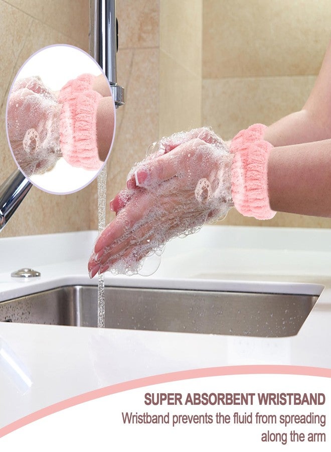 CAVETEE Spa Headband for Washing Face, 4 Pack Fuzzy Skincare Cute Butterfly Hair Band for Shower Yoga Beauty Soft Makeup Skin Care Hair Accessories for Women - Image 4