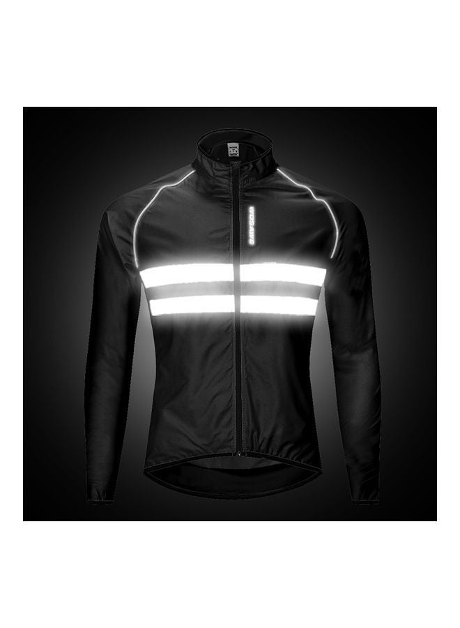NIBEMINENT Reflective Long Sleeve Bicycle Jersey  - Image 2