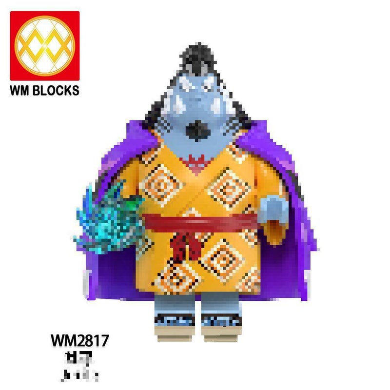 WM6195 One Piece Red Hair Uta Building Block Figure Toy