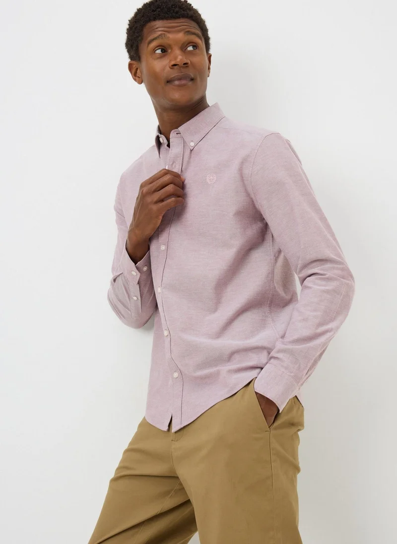 Matalan Pink Oxford Chambray Shirt
