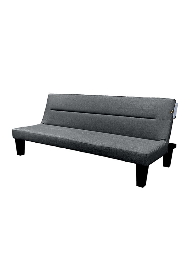 إن - هاوس أسيل | أريكه سرير 2 في 1 من المخمل 28x182x108 cm- رمادي  - Image 2