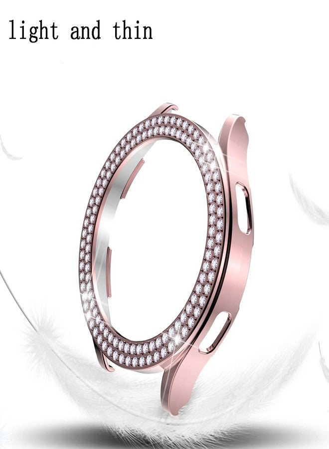 Yrzper 6 Pack Bling Diamond Case for Samsung Galaxy Watch 4 40mm Hard PC Sparkle Diamond Protective Face Cover with Built-in Tempered Glass for Samsung Galaxy Watch 4 Case (40mm, 6-Color - Image 2