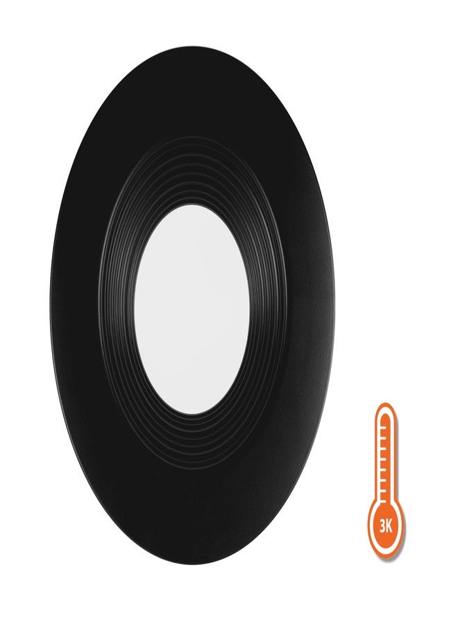 NICOR Lighting DLR56(v6) 5/6-inch Black 900 Lumen 3000K Recessed LED Downlight with Baffle (DLR566091203KBKBF) - Image 3