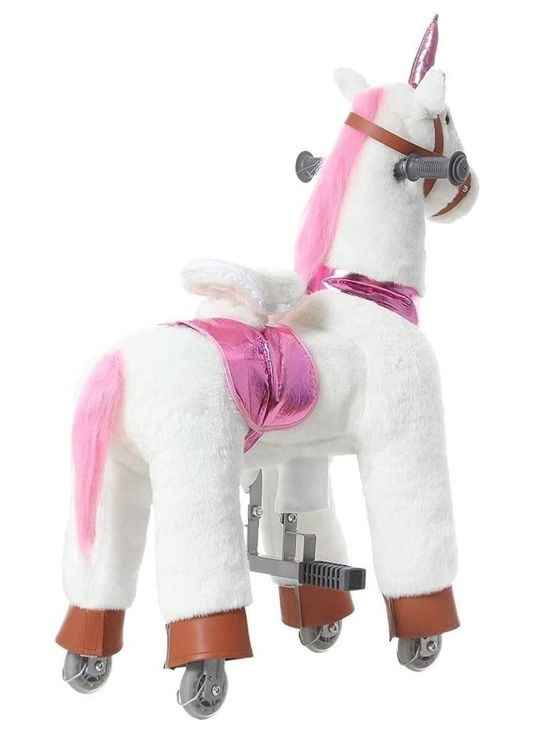 Cool Baby Style - Toddler Riding Toys Mechanical Walking Plush Unicorn Small Size Suitable for Ages 3-8 - Image 1