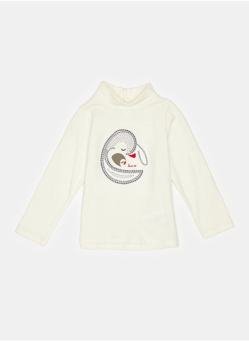 Okaidi OBaiBi By Okaidi Baby Girls Tshirt  - Image 1