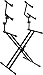 Quik Lok Heavy Duty, Double Brace Keyboard Stands & Display (Ql-623) - Image 2