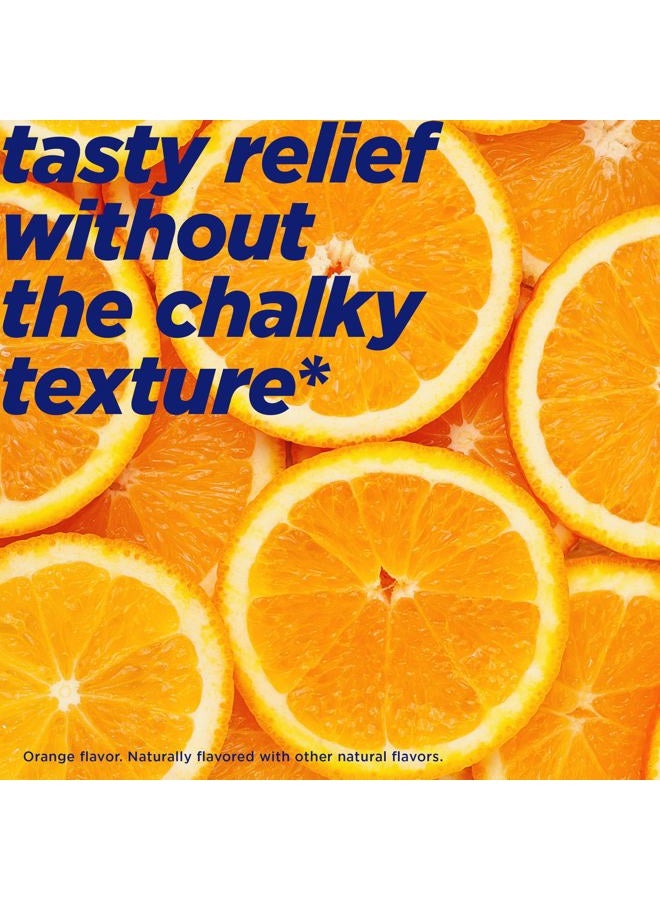 Alka-Seltzer Fizzy Melts, Dissolve on Tongue, No Water Needed, On-The-Go Dietary Supplement Antacid Tablets, for Relief of Occasional Heartburn and Acid Indigestion*, Orange Flavor, 64 Count - Image 5