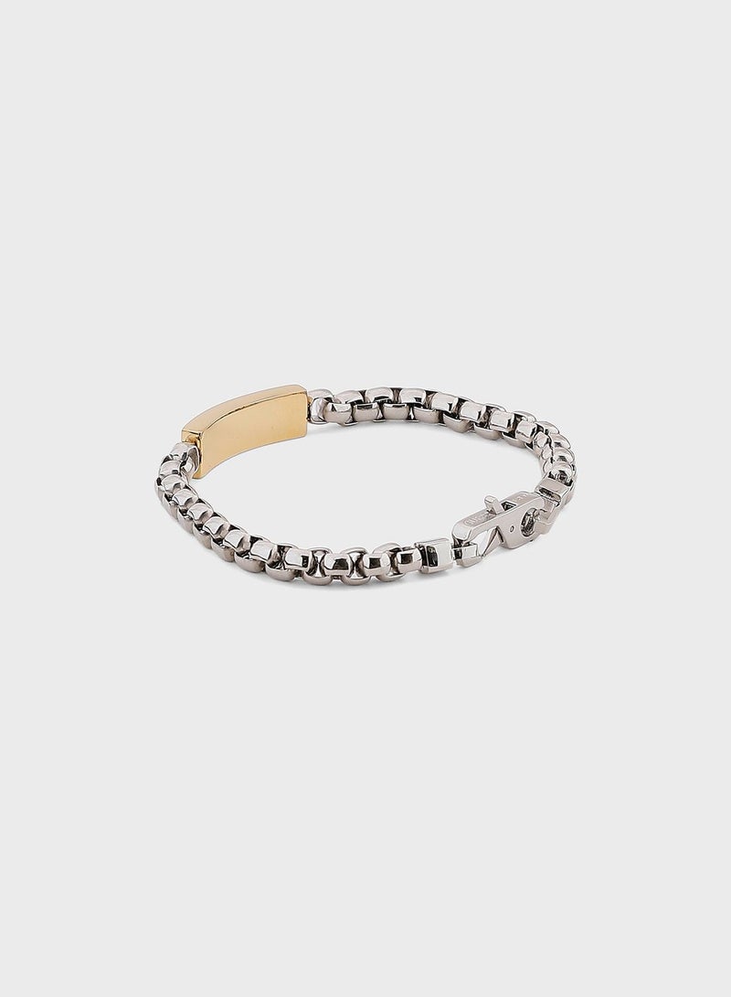 GUESS Jumb03028Jwygsts Square Logo Bracelet - Image 2