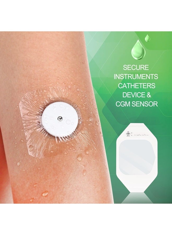 NeuHeils Transparent Film Dressing 2 3/8'' x 2 3/4'', 100 Pack, Waterproof Wound Cover Bandage, Clear IV Catheter Tape, Adhesive Patch, Shower Shield - Image 5