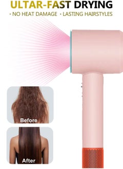 Tornado Keratiner Supersonic Hair Dryer Powerful 1600w Drying Performance With Brushless Motor for Fast Drying, Low Noise Blow Dryer For Travel Convenience 3 Heat And 2 Attachments With Fast Drying Time Lightweight And Portable Design  - Image 4
