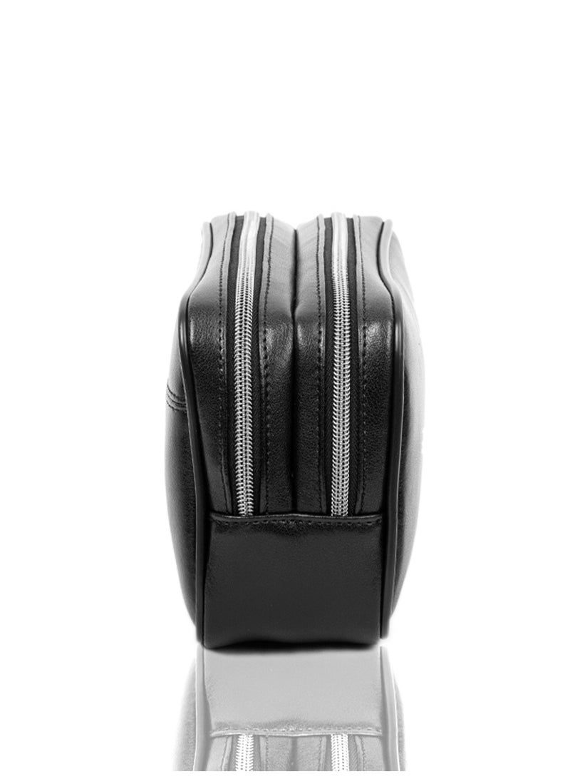Samsonite Classic Leather Clutch Bag, Black|Elegant Branding|Carry Phone, Accessories & Essentials|Lightweight, Stylish & Multifunctional - 2 Years International Warranty - Image 2