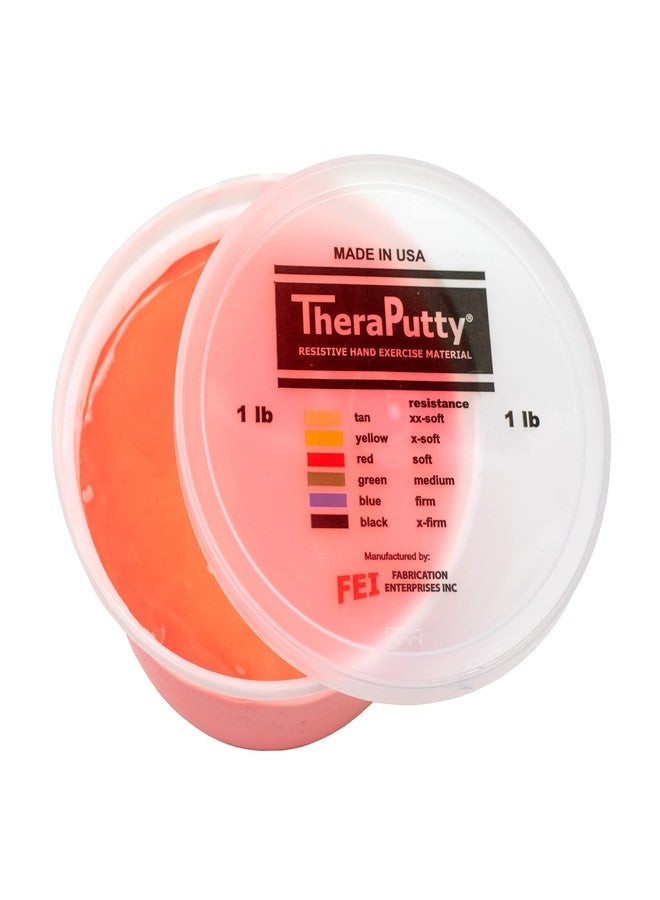 CanDo TheraPutty Scented Hand Exercise Putty for Rehabilitation, Exercises, Hand Therapy, Occupational Therapy, Cherry Red Soft 1lb - Image 1