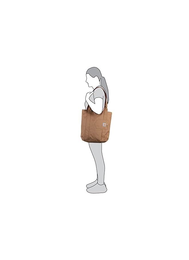 carhartt - unisex-adult Vertical Open Tote, Durable Water-resistant Tote Bag Carhartt Legacy Women's Essentials Tote Bag, Black (pack of 1) - Image 1