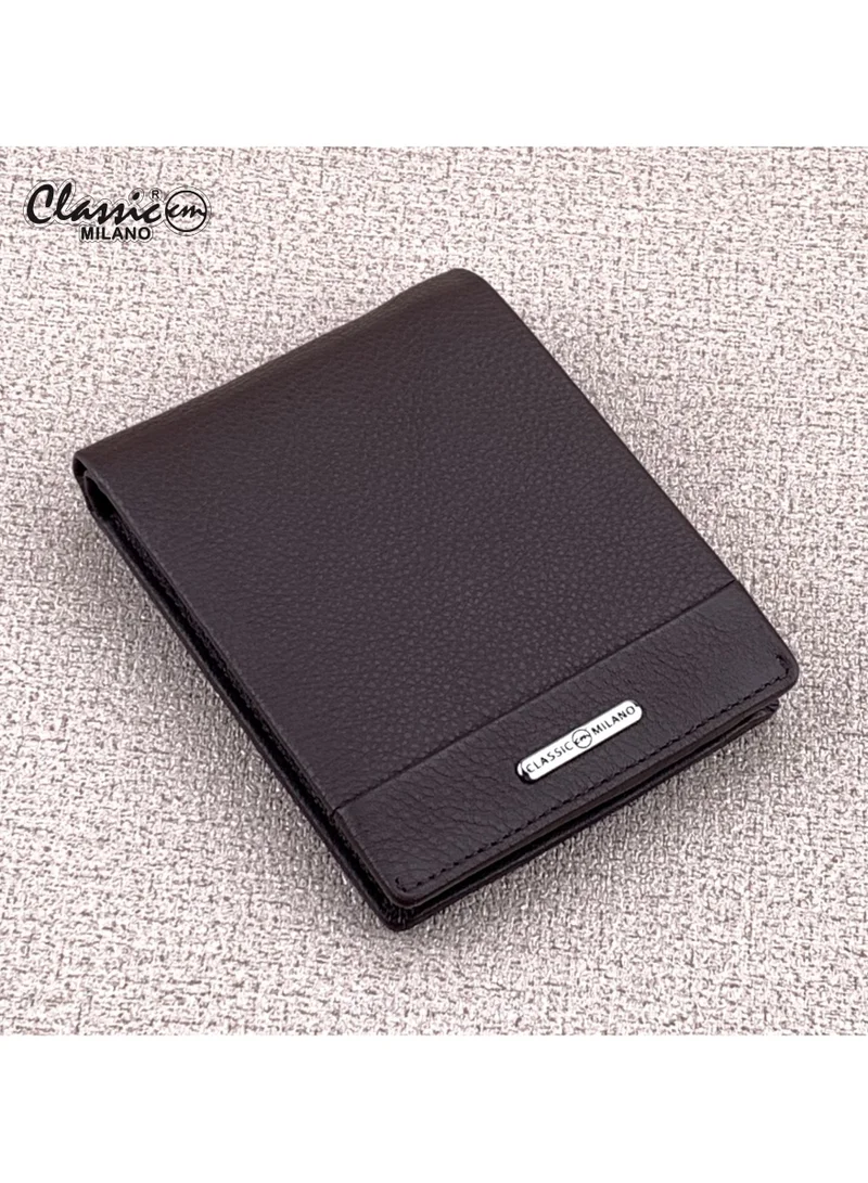Classic Milano Classic Milano Genuine Leather Wallet for Men – Slim Bifold Men’s Wallet with RFID Blocking, Multiple Card Slots – Stylish Mens Purse Wallets Gift for Husband, Father
