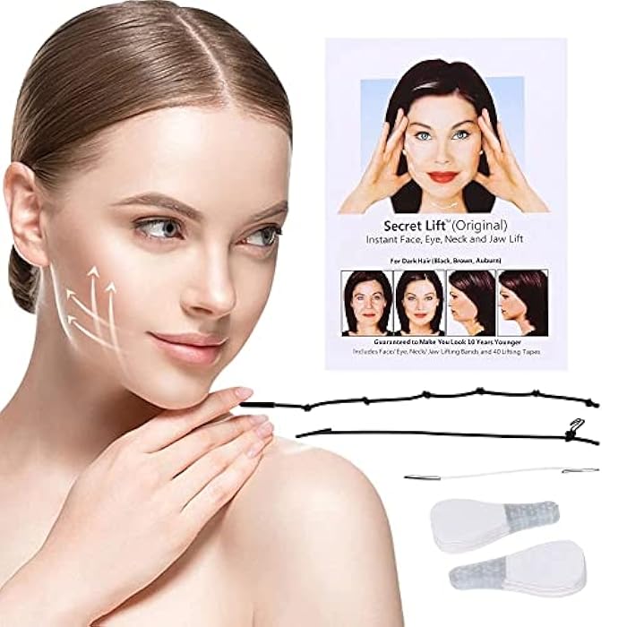 Neck and Eye Lift Kit, Face Lift Tape Face Lifting Patch, Invisible V-line Facelift Patch Tapes and Bands kit - Image 2