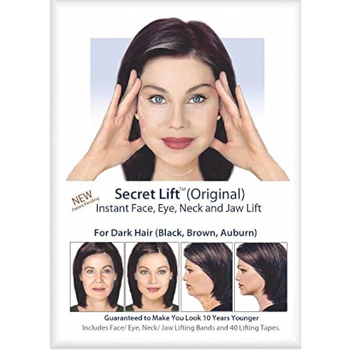 Neck and Eye Lift Kit, Face Lift Tape Face Lifting Patch, Invisible V-line Facelift Patch Tapes and Bands kit - Image 1