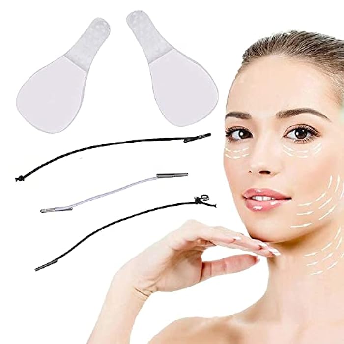 Neck and Eye Lift Kit, Face Lift Tape Face Lifting Patch, Invisible V-line Facelift Patch Tapes and Bands kit - Image 5