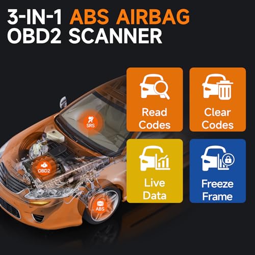 FOXWELL NT630 Plus OBD2 Scanner with ABS and SRS, ABS Auto Bleed Scan Tool, Brake Code Reader with Live Data, SAS Oil Light Reset and Bidirectional Control Diagnostic Tool - Image 2