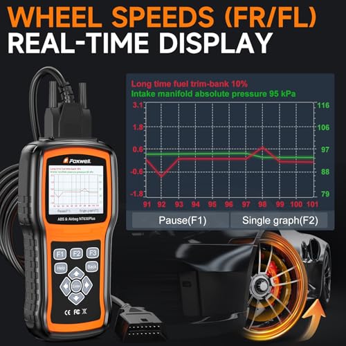 FOXWELL NT630 Plus OBD2 Scanner with ABS and SRS, ABS Auto Bleed Scan Tool, Brake Code Reader with Live Data, SAS Oil Light Reset and Bidirectional Control Diagnostic Tool - Image 4