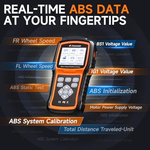 FOXWELL NT630 Plus OBD2 Scanner with ABS and SRS, ABS Auto Bleed Scan Tool, Brake Code Reader with Live Data, SAS Oil Light Reset and Bidirectional Control Diagnostic Tool - Image 3