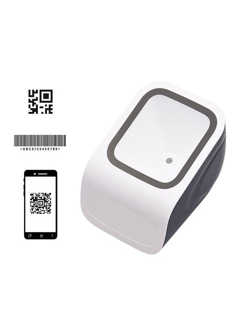 1D 2D QR Desktop Barcode Scanner Platform Hands-free USB Wired Bar Code Reader Scanner Plug&Play