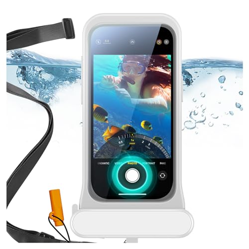 ESR Waterproof Phone Pouch for iPhone 13/14 / 15, Underwater Touch Sensitivity, IPX8 Floating Waterproof Cellphone Case with Lanyard, Dry Bag for Snorkeling, Clear - Image 1