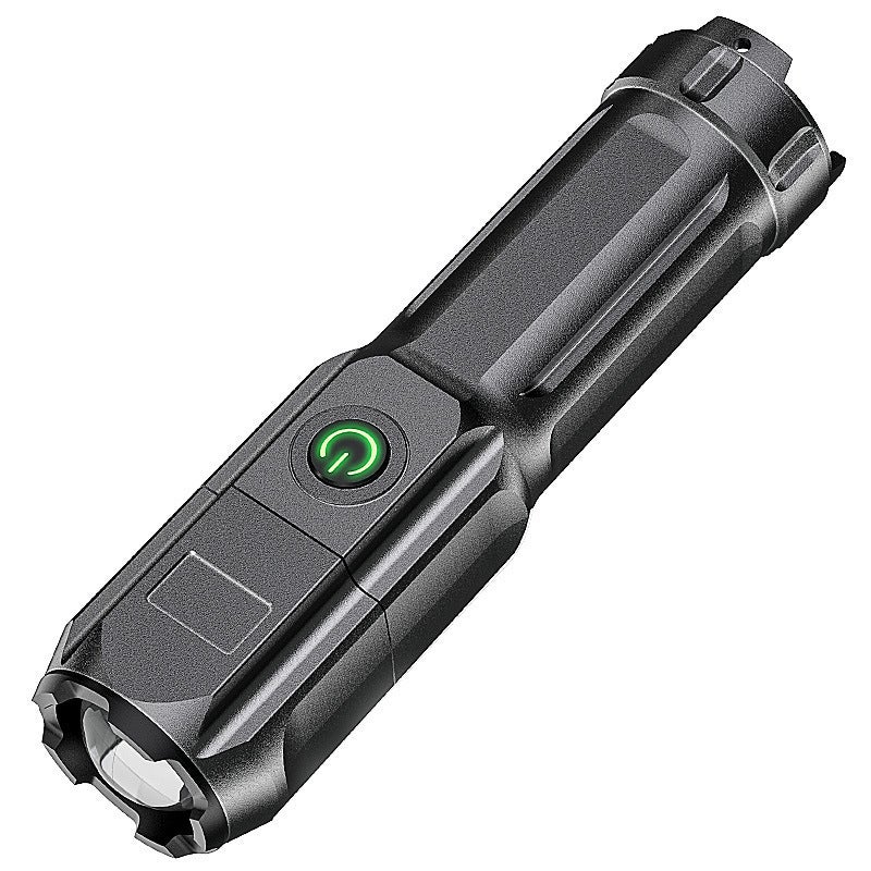 Shark Label Strong Light Focusing Flashlight Outdoor Portable Home Common Flashlight Distribution Hot Flashlight 622A neutral color boxed