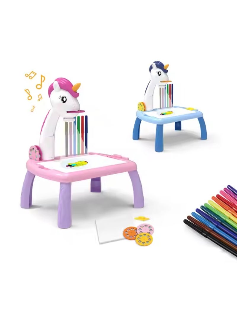 Children's drawing projector device with music, colors, and discs of shapes for children's drawing game, coloring games.  - Image 5