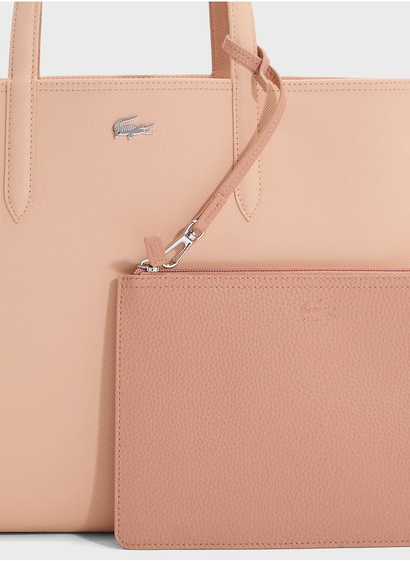 LACOSTE Essentials Top Handle Zip Over Tote